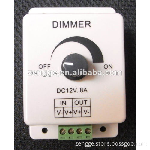 2013 new products! DC12V LED Controller Dimmer regulator for LED Stripe 12V 8A